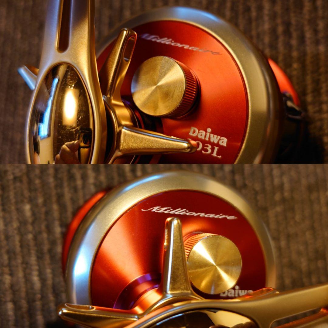 極上美品 ダイワ x アイズファクトリー 01ミリオネア ライト 103Lレッド