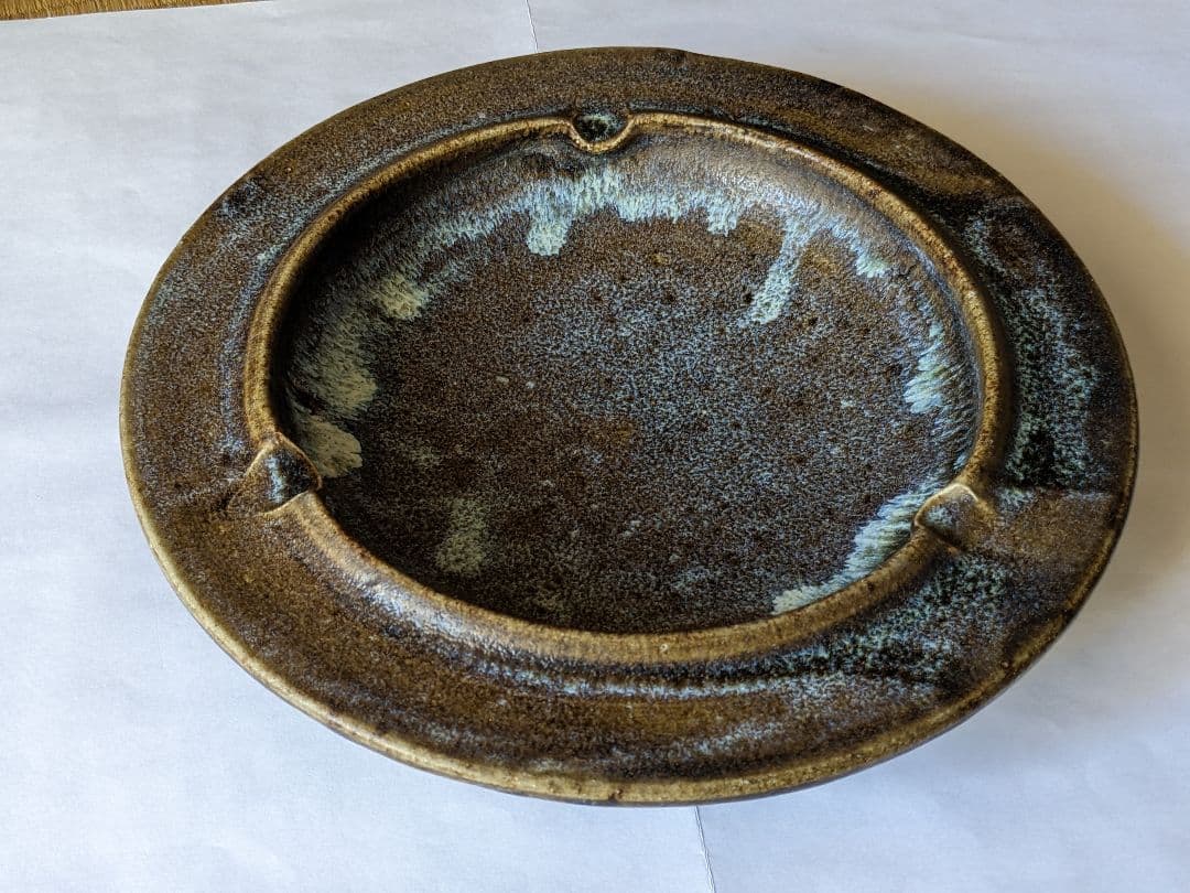 ♦民藝 益子焼 用の美 絶品！灰皿 水盤 花器 コレクション 骨董品アンティーク