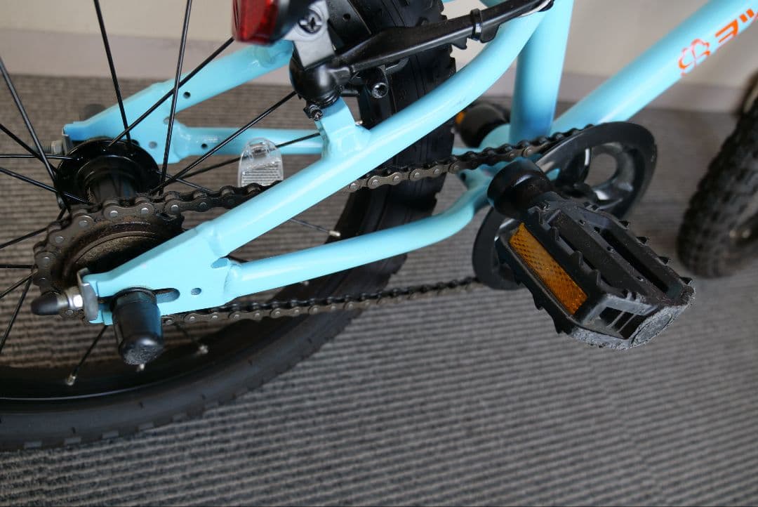 送料込 ヨツバサイクル 16インチ ラムネブルー 中古品