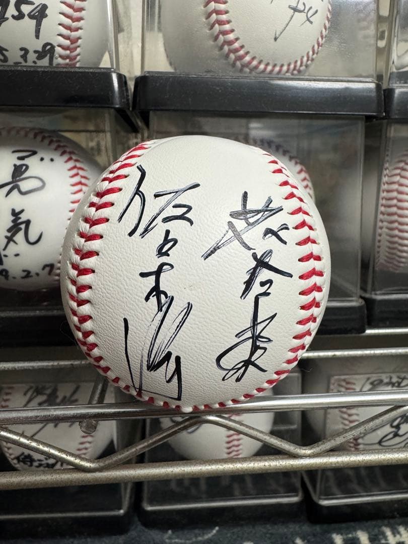 花巻東高校 佐々木洋 監督 直筆サインボール 甲子園 大谷翔平 佐々木麟太郎