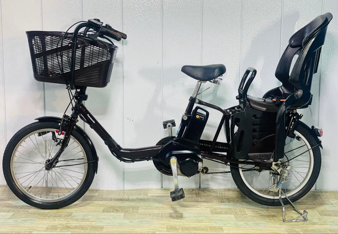 ★2987パナソニック12アンペア 20インチ子供乗せ電動アシスト自転車