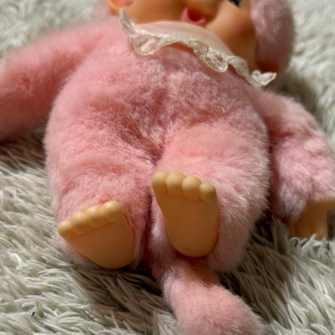 モンチッチ レトロ ぬいぐるみ ピンク