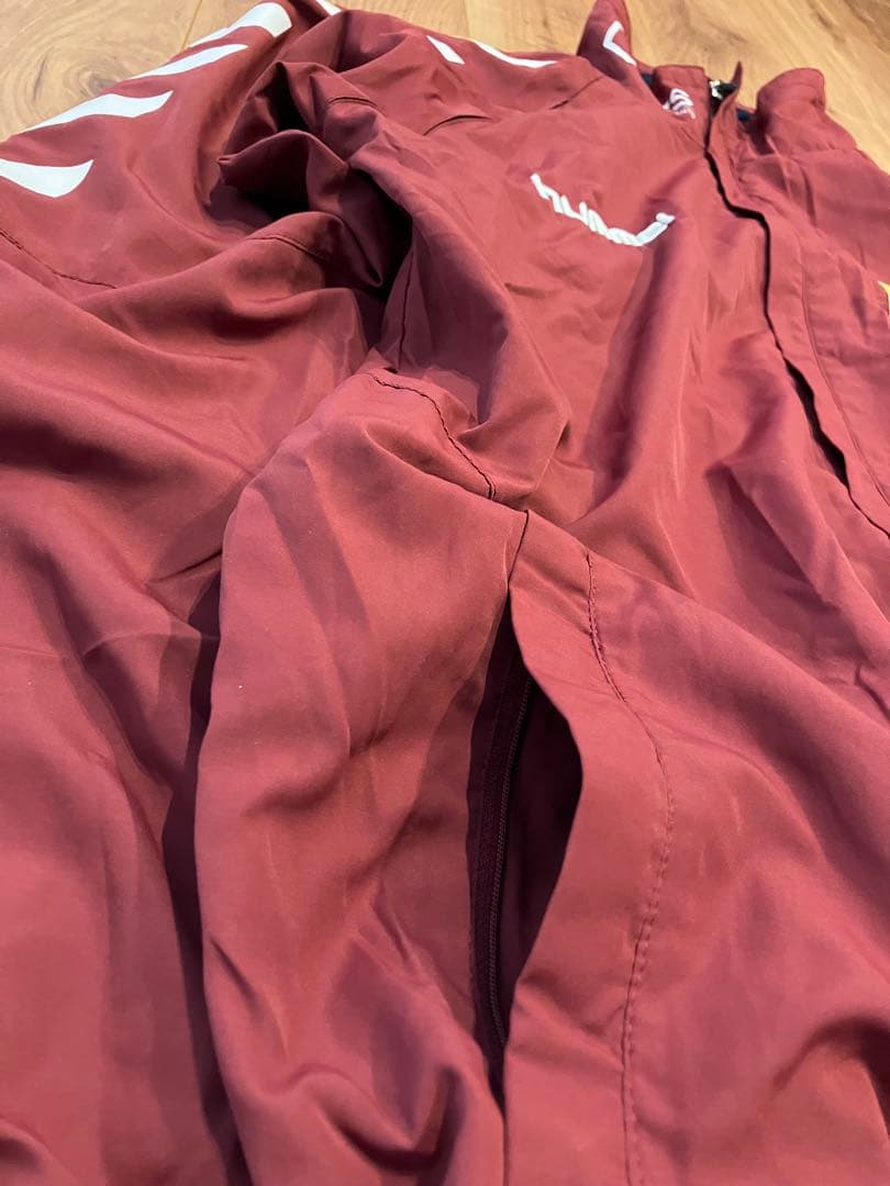 アストンヴィラ Hummel ナイロンジャケット 古着　アストンビラドリルトップ