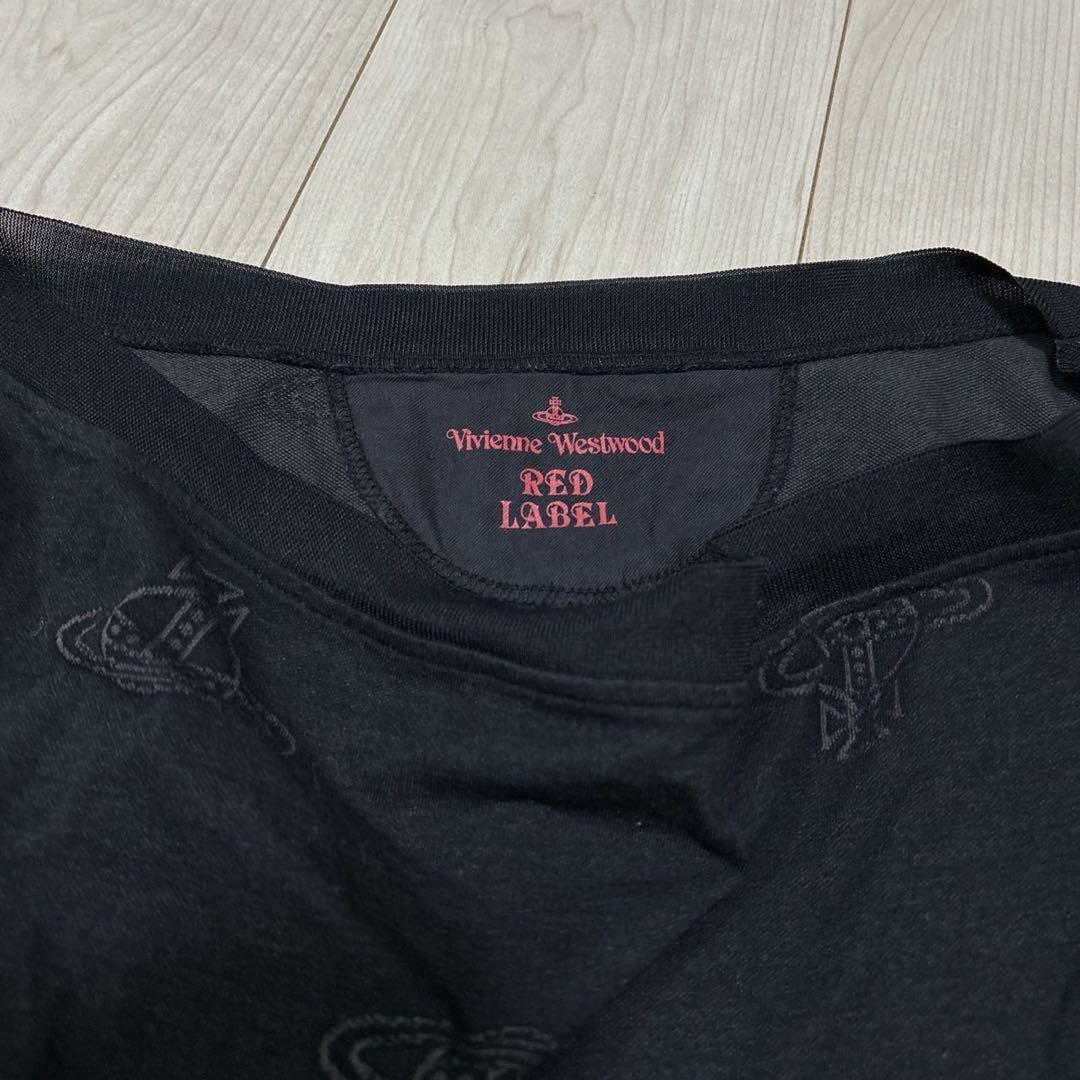 ヴィヴィアンウエストウッド オーブ ノースリーブワンピース　総柄