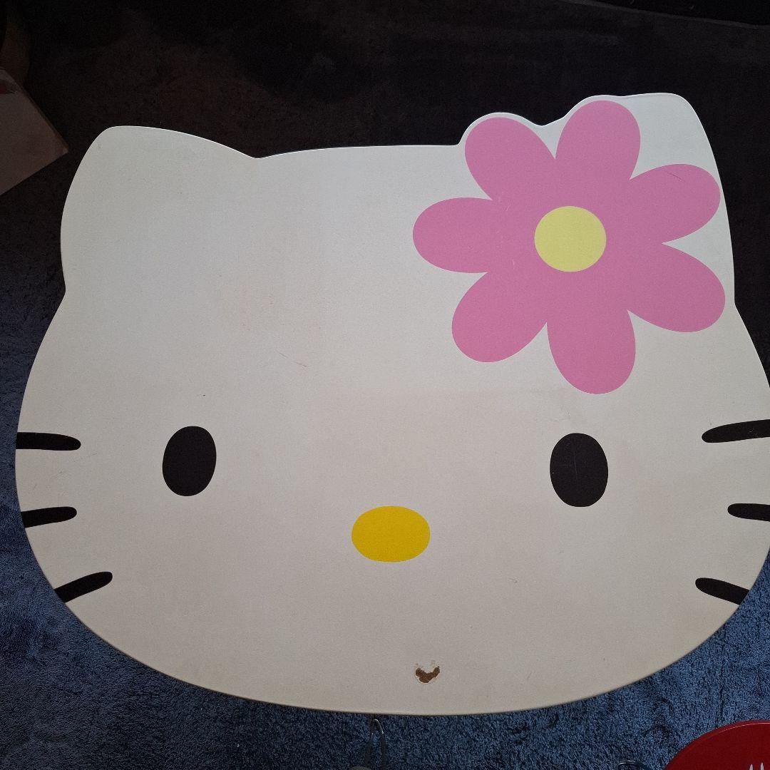 平成レトロ　ハローキティ 　フェイステーブル 4点セット