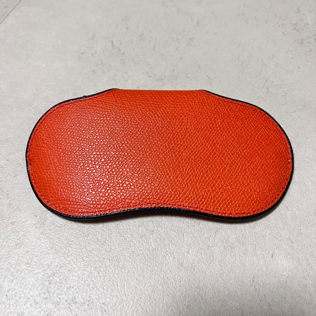 valextra メガネ・サングラスケース　オレンジ　箱付き