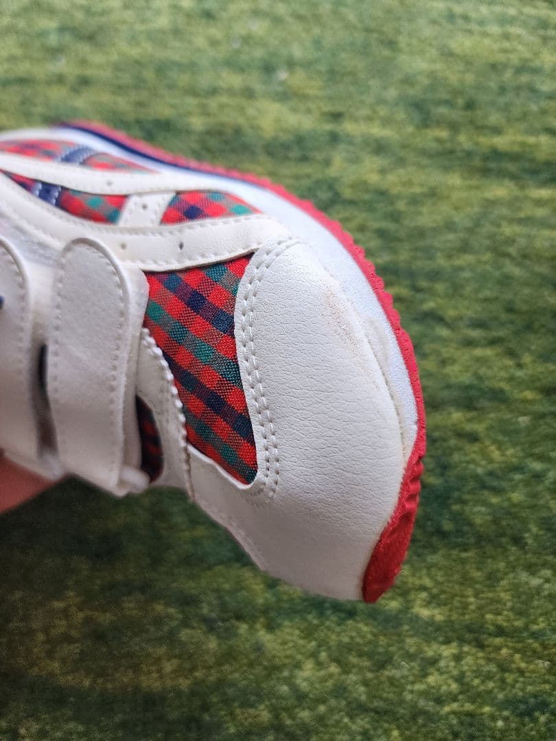 現行品　美品　ファミリア　スニーカー アシックス × familiar　17.5