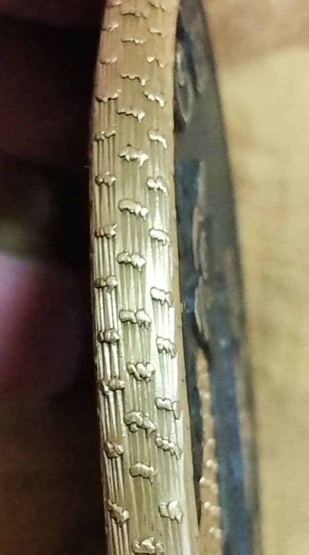 鉄鍔　鐔　(無銘宗典　橋袂賢人図)　江戸時代　金覆輪　金埋金　箱付き