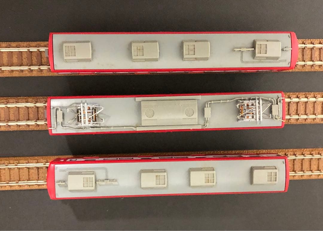 管理番号1616 京急800形旧塗装 NゲージKATO塗装済キット組立品M付3両