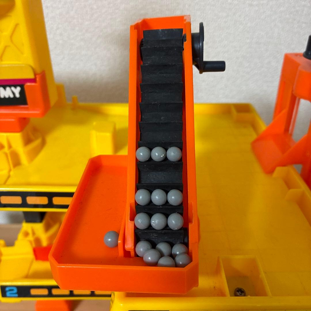 トミカ　建設　けんせつごっこ　工事現場　クレーン　1990年代　TOMY