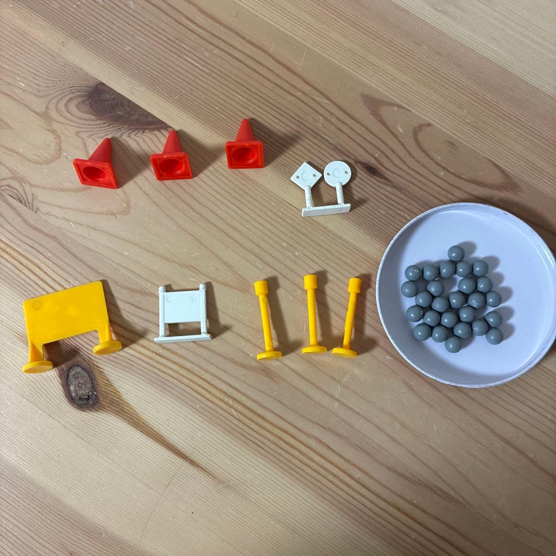 トミカ　建設　けんせつごっこ　工事現場　クレーン　1990年代　TOMY