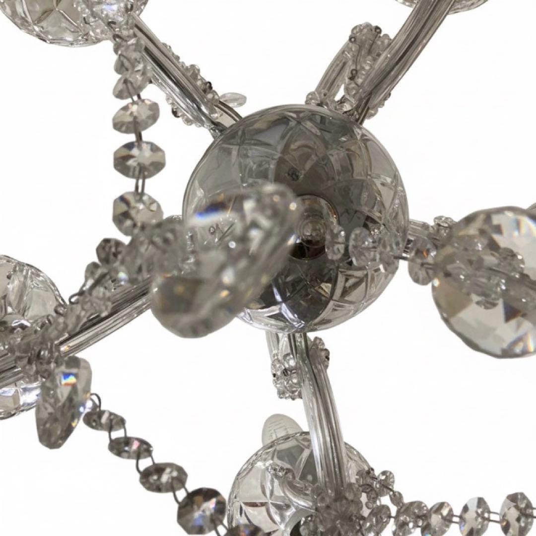 アートワークスタジオ シャンデリア 5灯 クリスタル 照明 リモコン付き