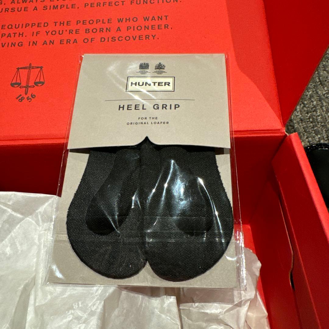 HUNTER レインシューズ レディース リファインド ボウ グロス ローファー