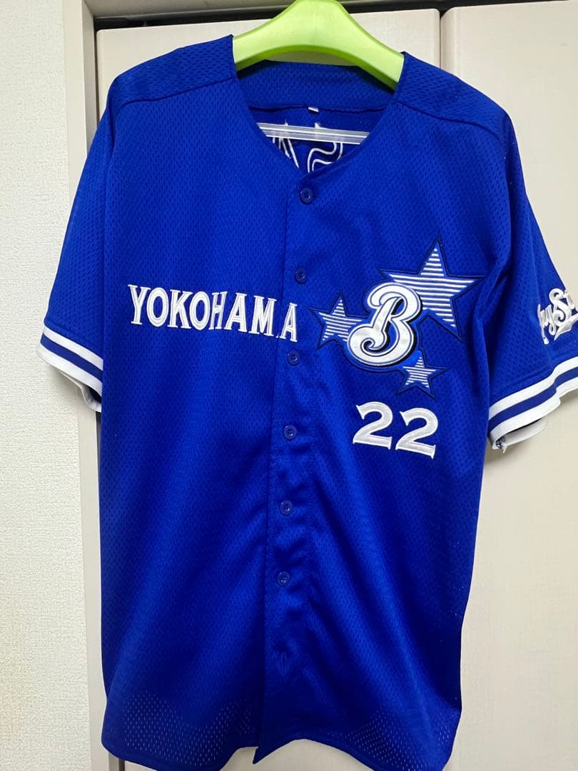 横浜ベイスターズ 22番　佐々木主浩　ビジターユニフォーム　Lサイズ