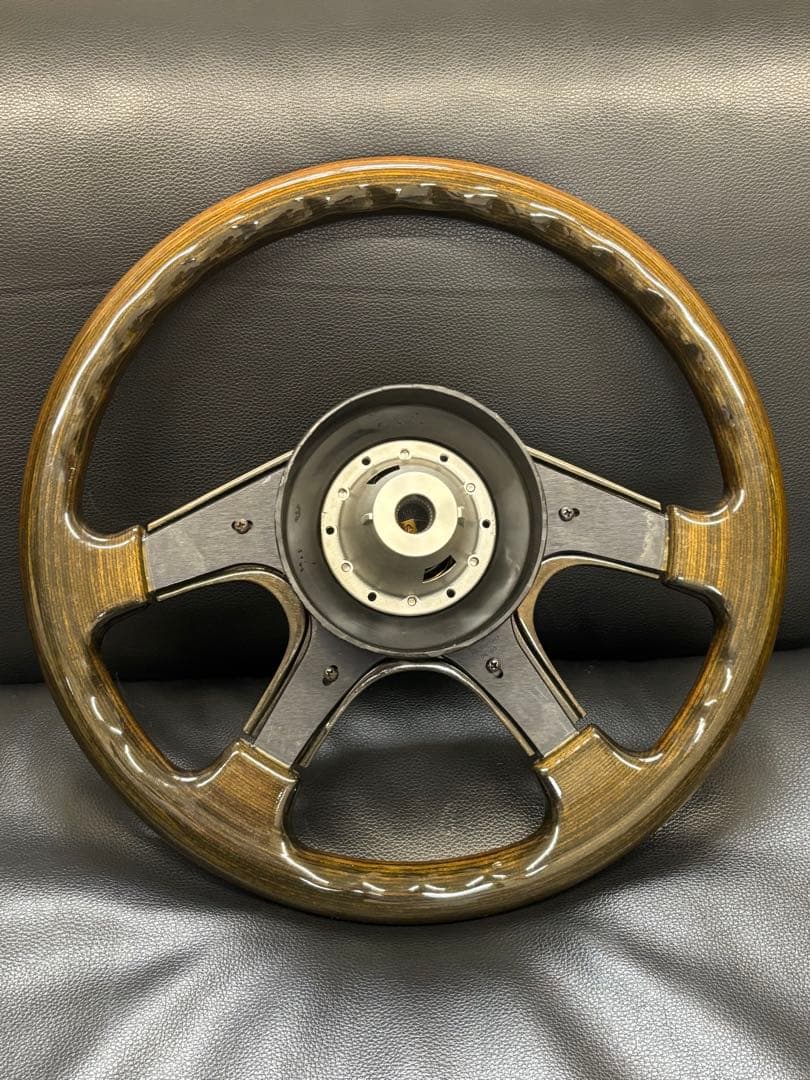 italvolanti イタルボランテ ウッドステアリング ハンドルボス付き