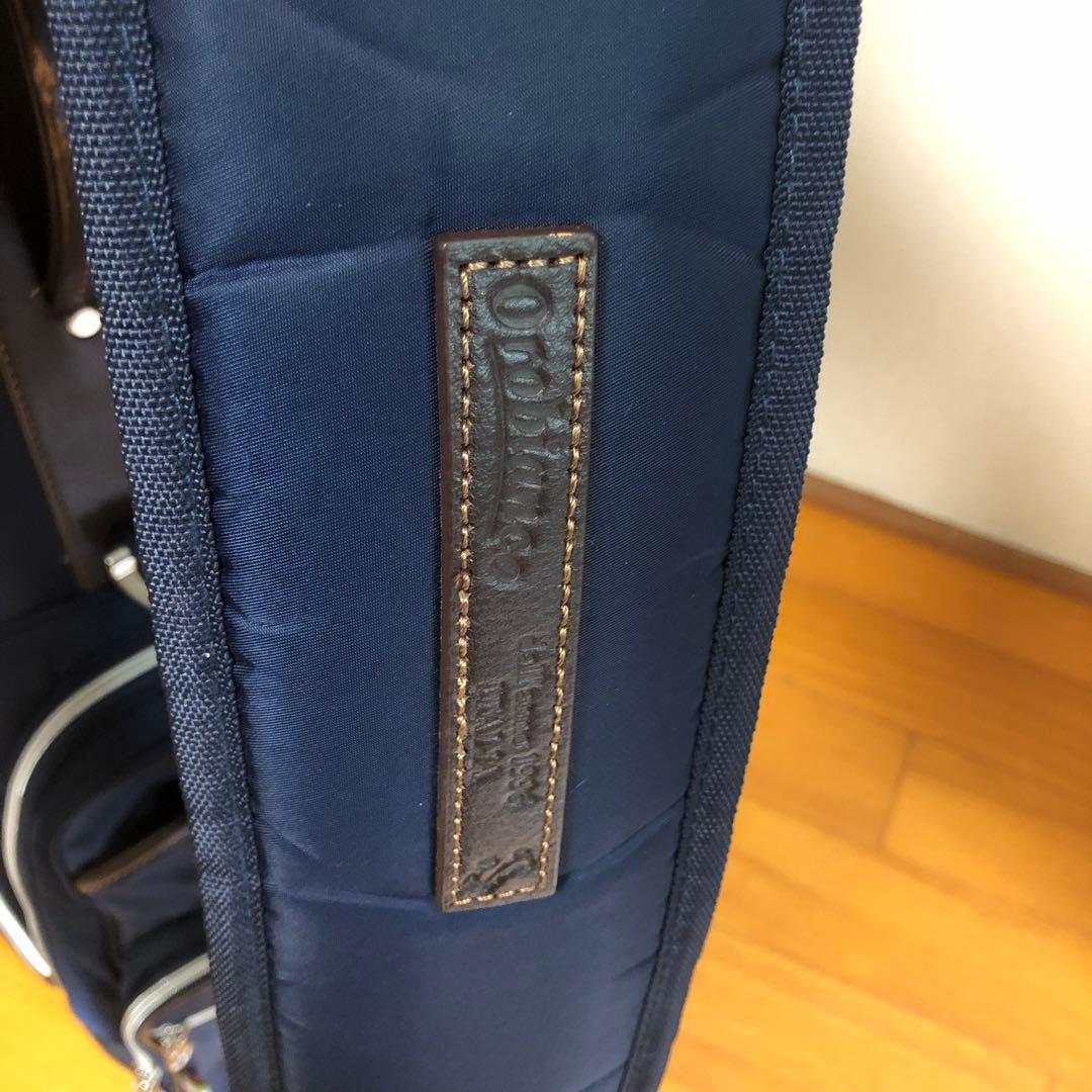 Orobianco オロビアンコ キャディバッグ ネイビー フード付き