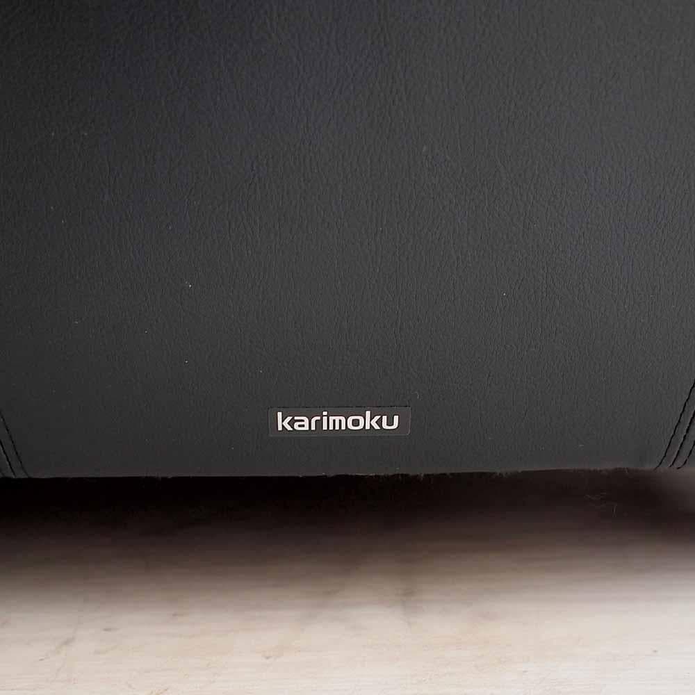 カリモク ZT83モデル 本革 ハイバックソファ 1人掛け B ZR24285