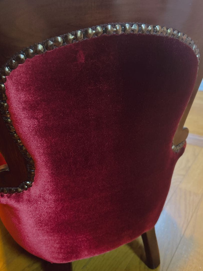 リトルプリンセスチェア マホガニー材 ドールチェア 子供用椅子