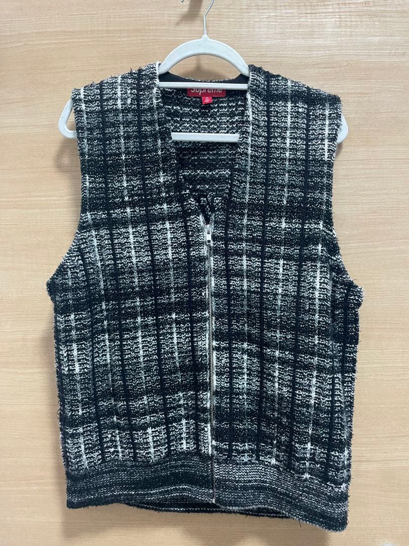 トップス Supreme Speckled Zip Up Sweater Vest M