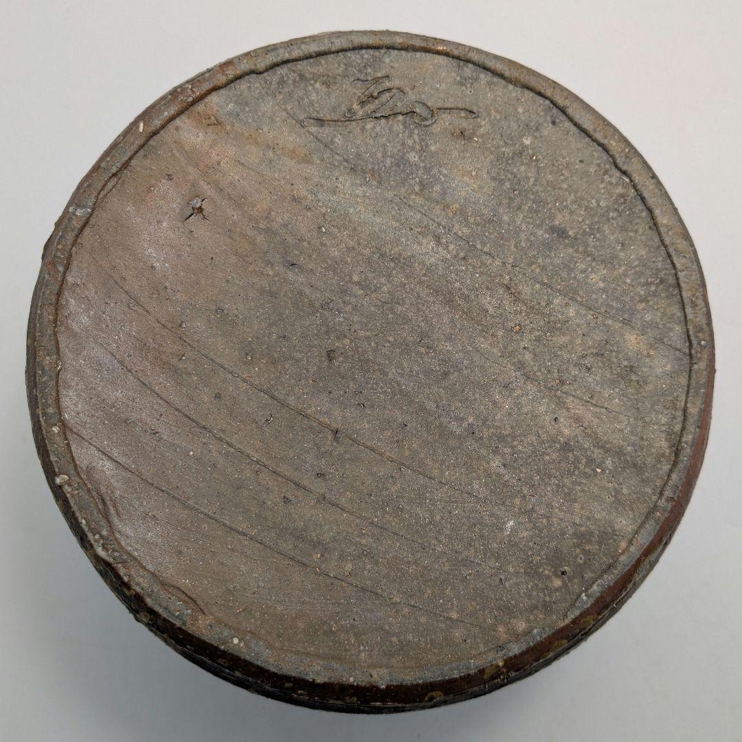 伝統工芸士 豊福寛 備前焼 水指A 共箱 水差し 茶道具 茶器 抹茶 食器 容器