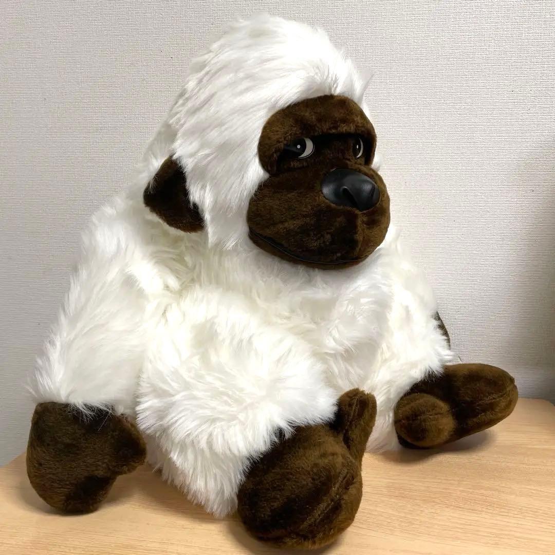 白いゴリラ　ビックサイズ　ビックゴリラ　美品　ゴリラぬいぐるみ　アニマル