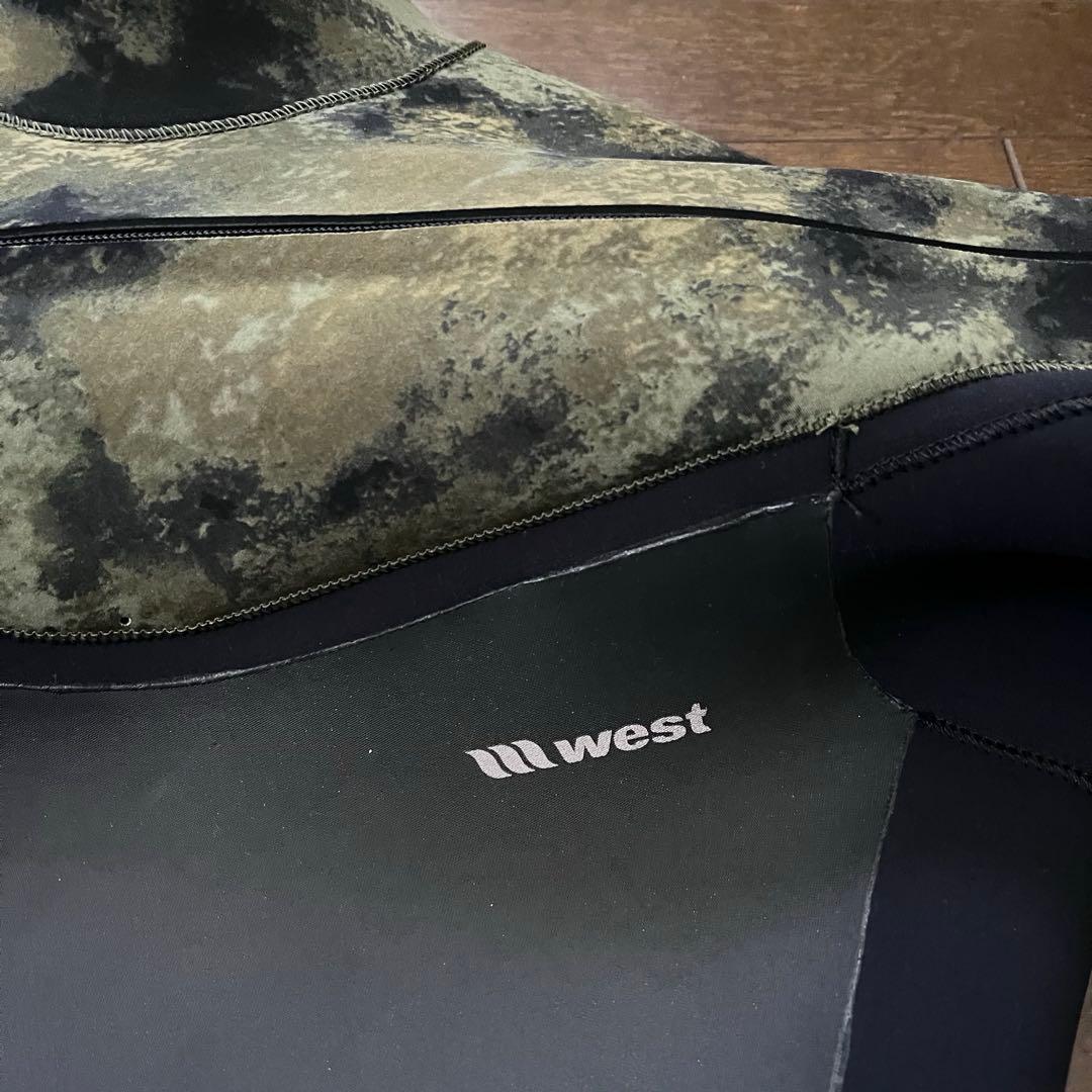 Wetsuit 5×3ブラック・カモフラージュ セミドライスーツ