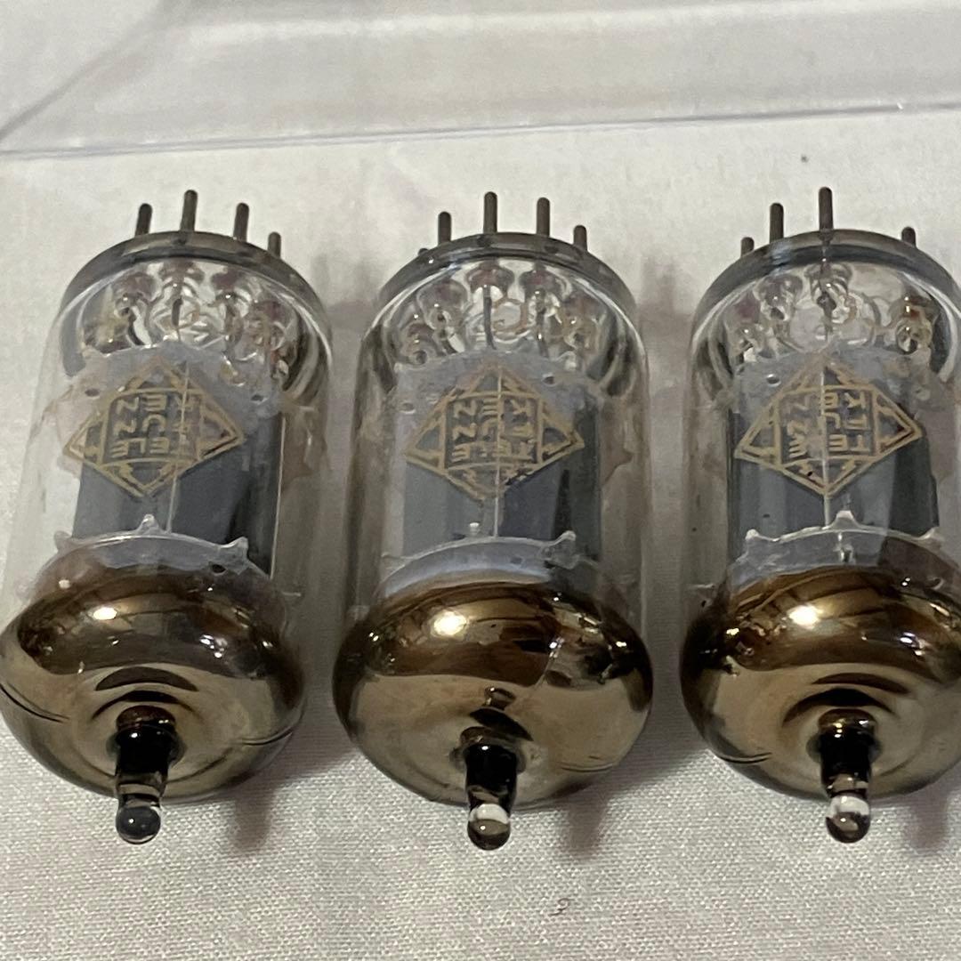 希少 Telefunken ECC83 スムースプレート ダイヤ 同一3本セット