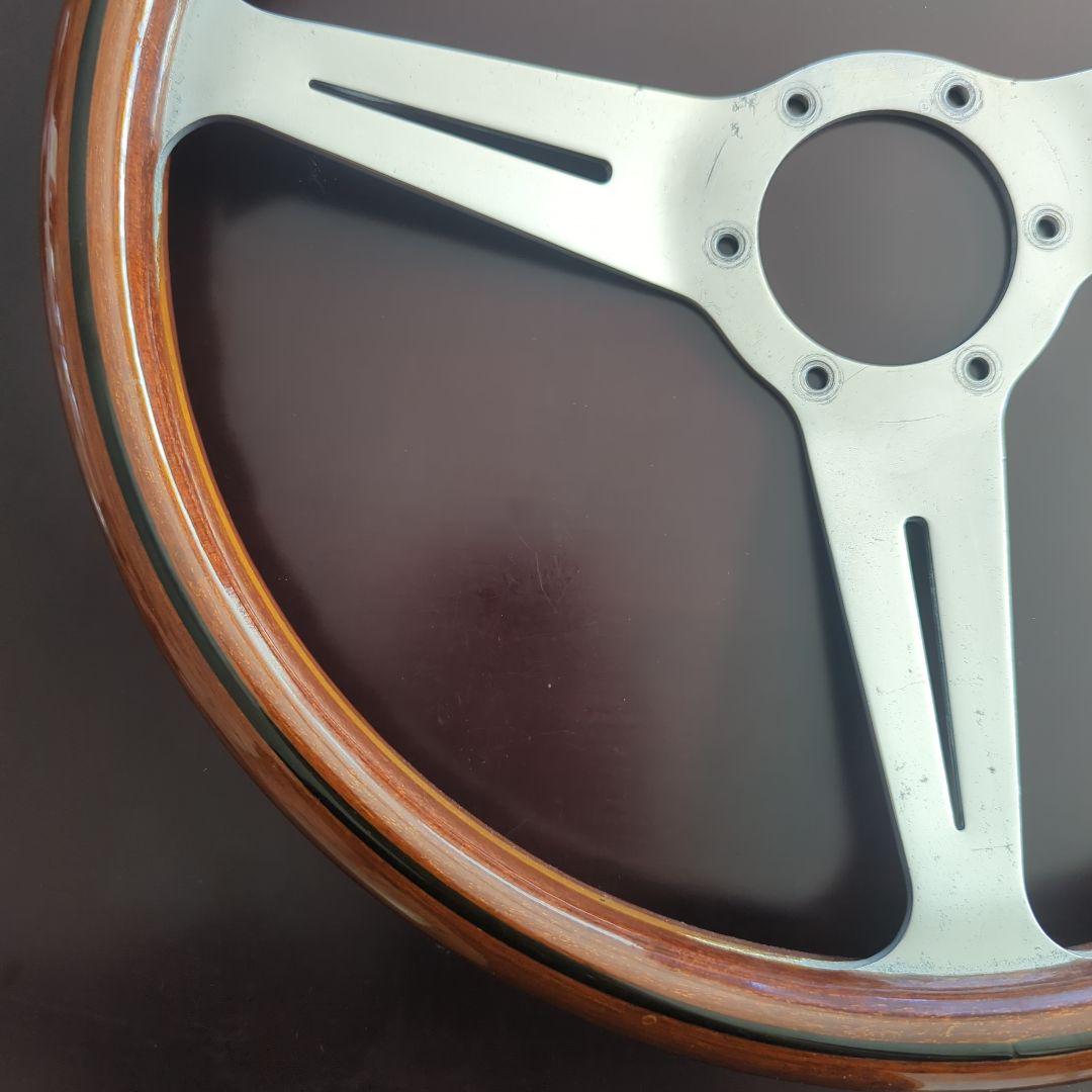 オマケ付き❗️当時物　ナルディ クラシック ウッド ステアリング　36cm