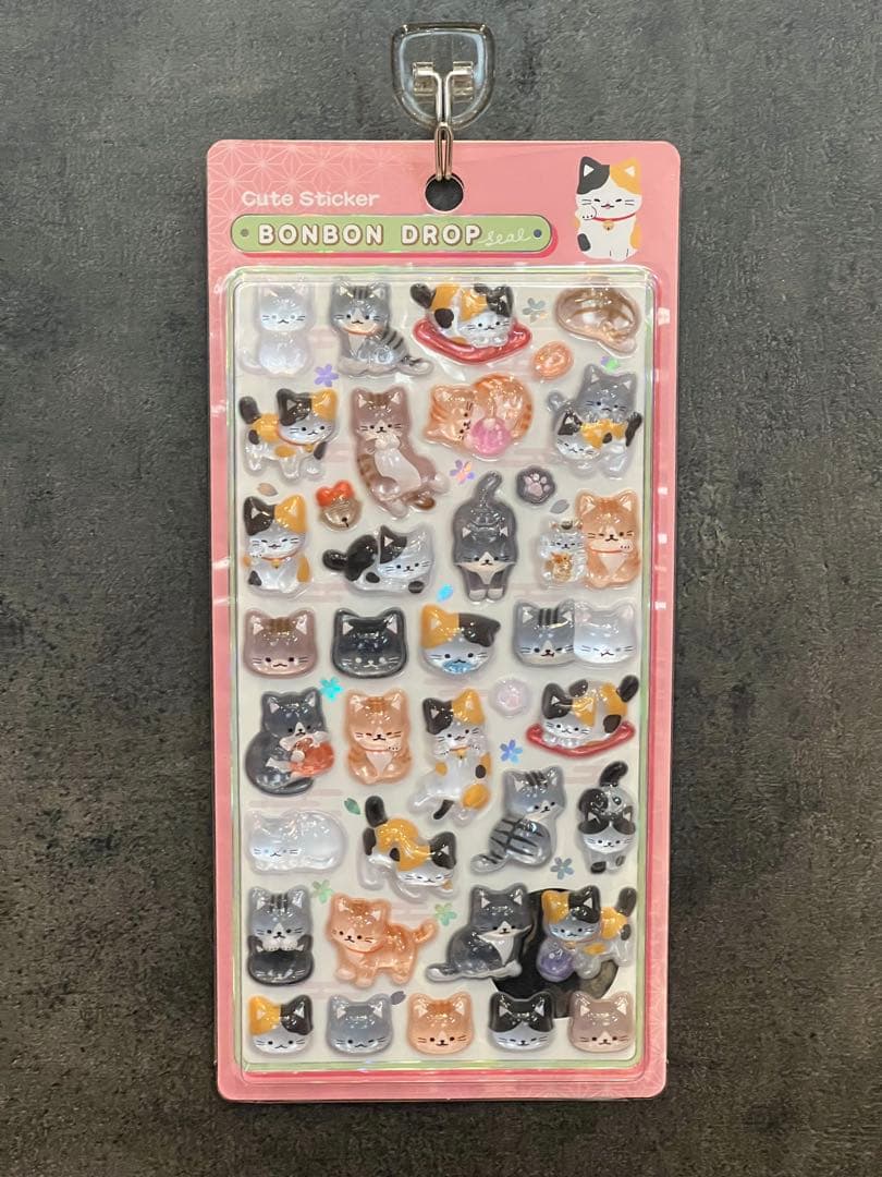 新柄　クーリア　ボンボンドロップシール　和柄　8点セット