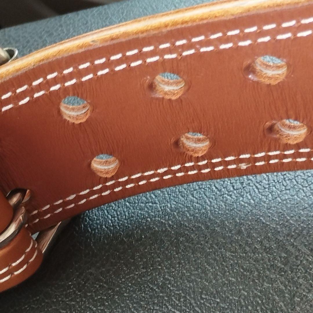 ゴールドジム プロレザーベルト Lサイズ