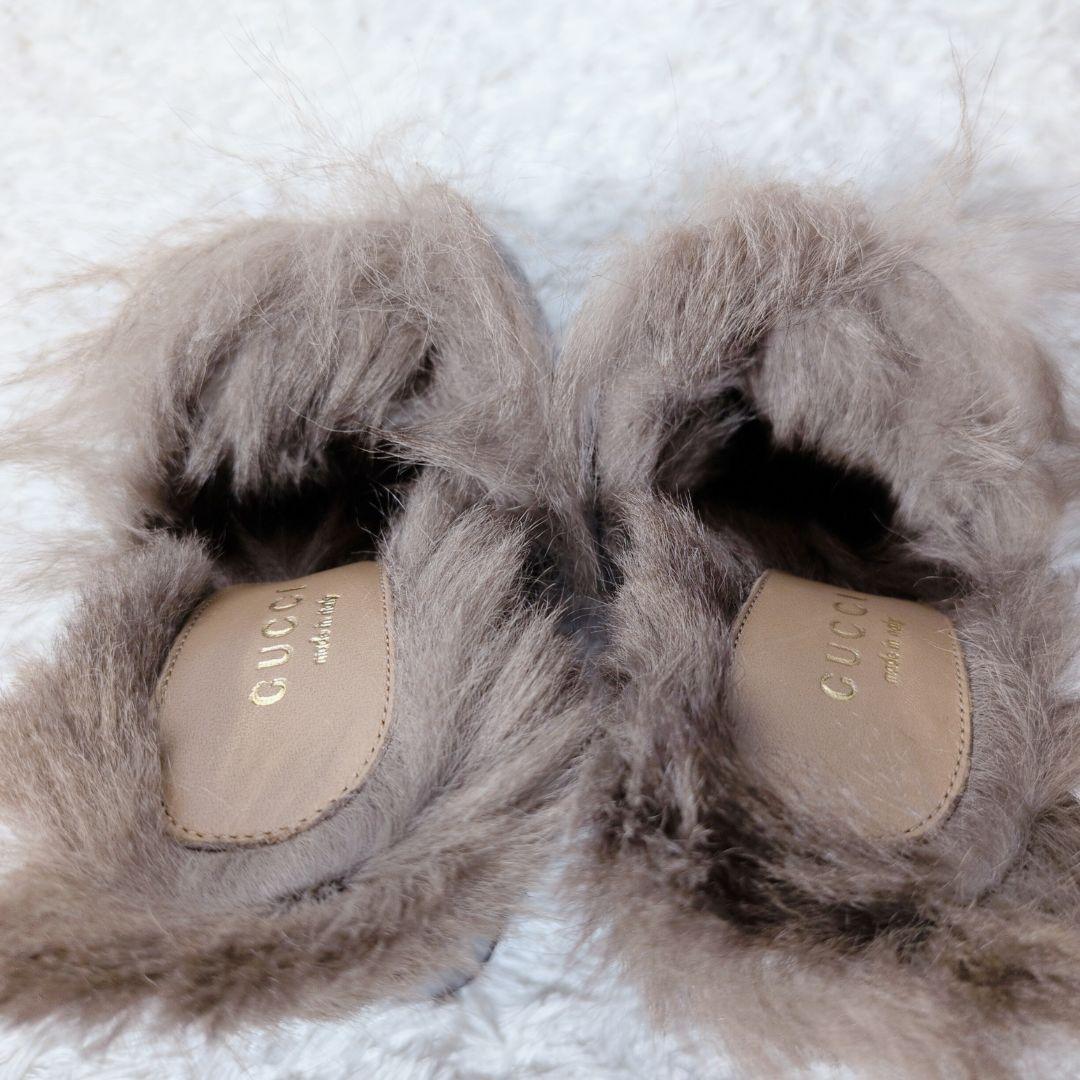 【未使用級 箱付き】グッチ　プリンスタウン　チャンキーヒール　ホースビット　本革