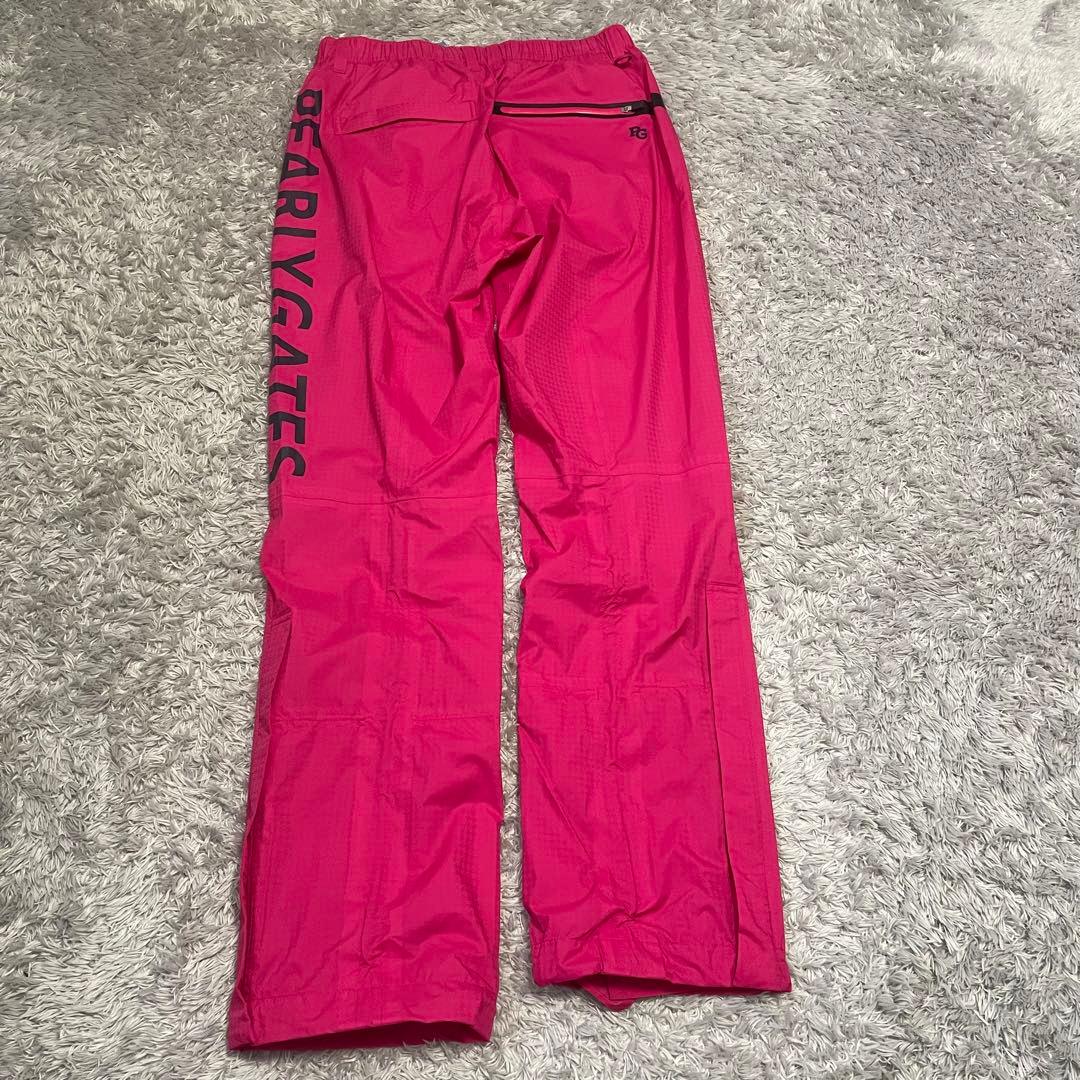 新品タグ付　パーリーゲイツ AQUAX 撥水 防水 ビッグロゴ レインパンツ　2