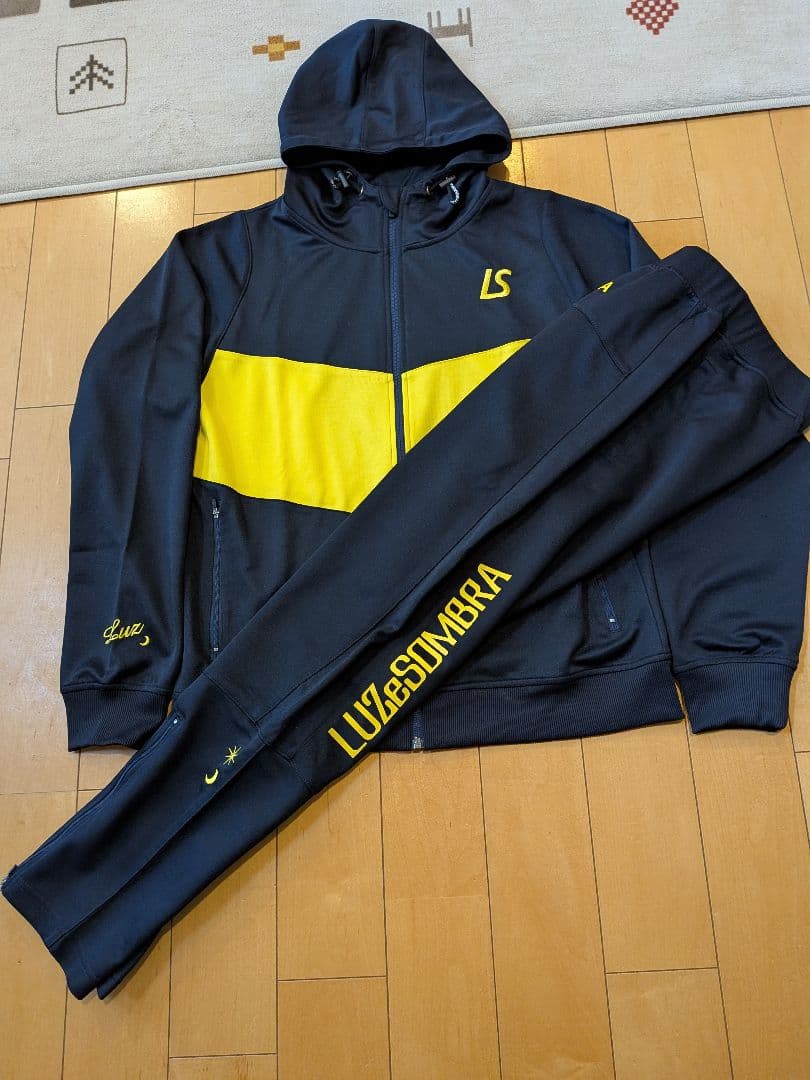 LUZ e SOMBRA パーカージャージセットアップ濃いネイビー