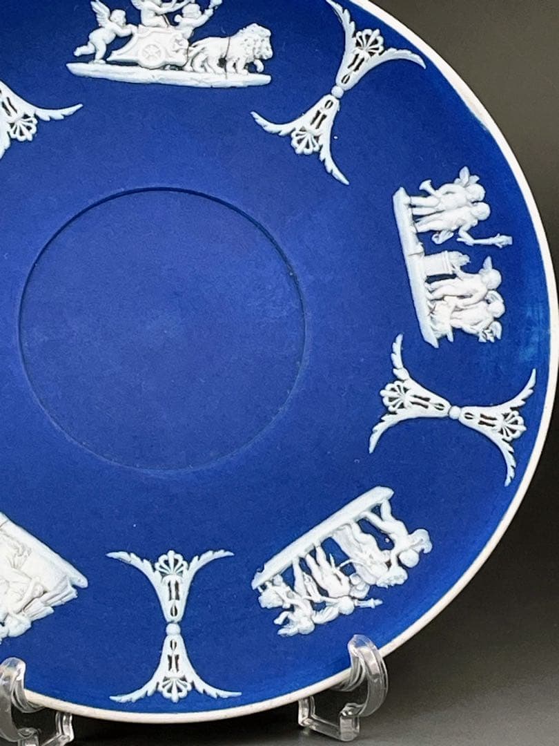 【希少】アンティーク オールドウェッジウッド ジャスパーウェア カップ ソーサー