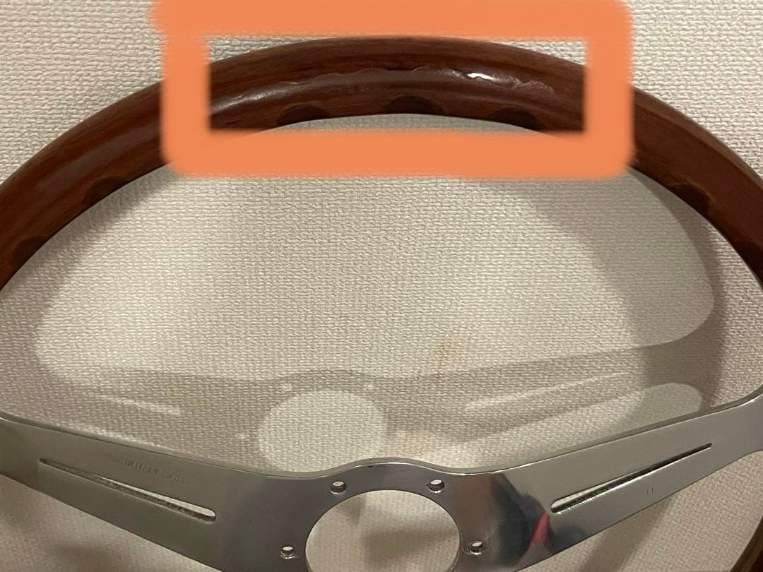 当時物正規品 【大径 希少】φ39 ナルディクラシックウッドステアリング