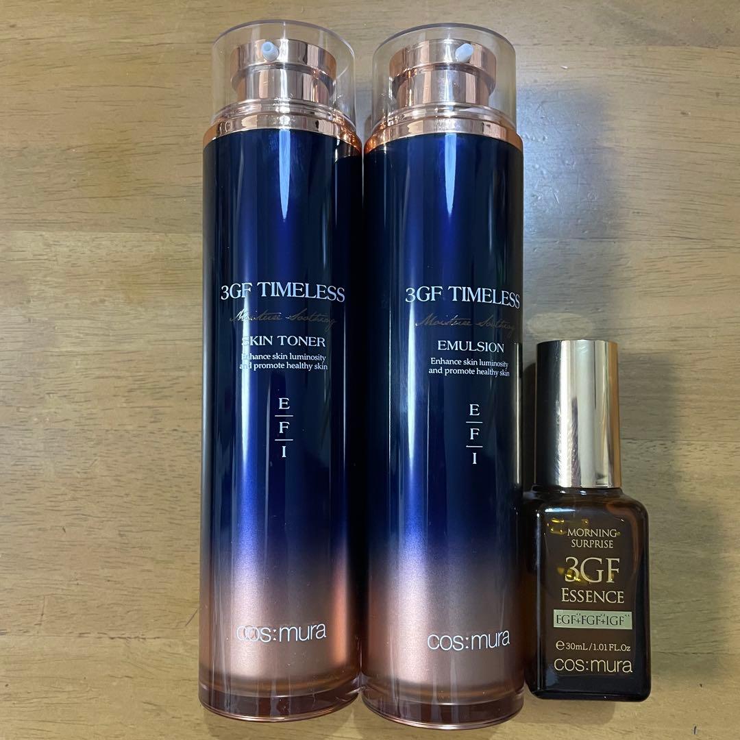 cos:mura 3GF TIMLESS 化粧水、乳液、エッセンス