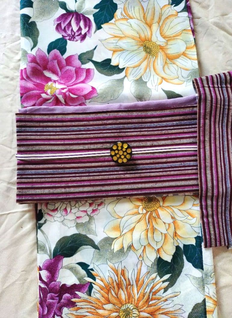 ひーちゃん：撫松庵 　✩.*˚ 浴衣＆作り帯