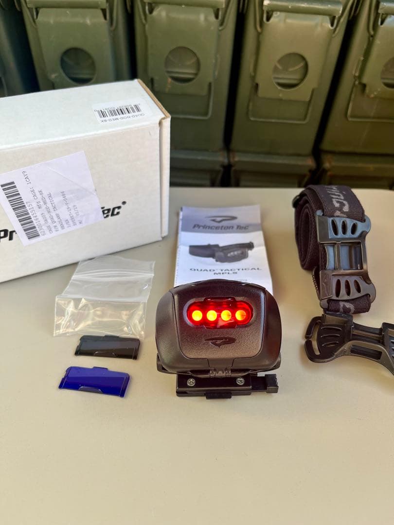 米軍放出未使用品アメリカ製 Princeton4色 タクティカル ヘッドランプ②