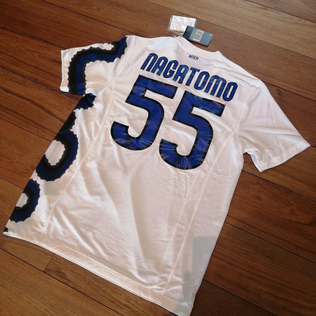 新品正規タグ付 インテル 長友佑都 3冠パッチ付 オーセンティック ユニフォーム