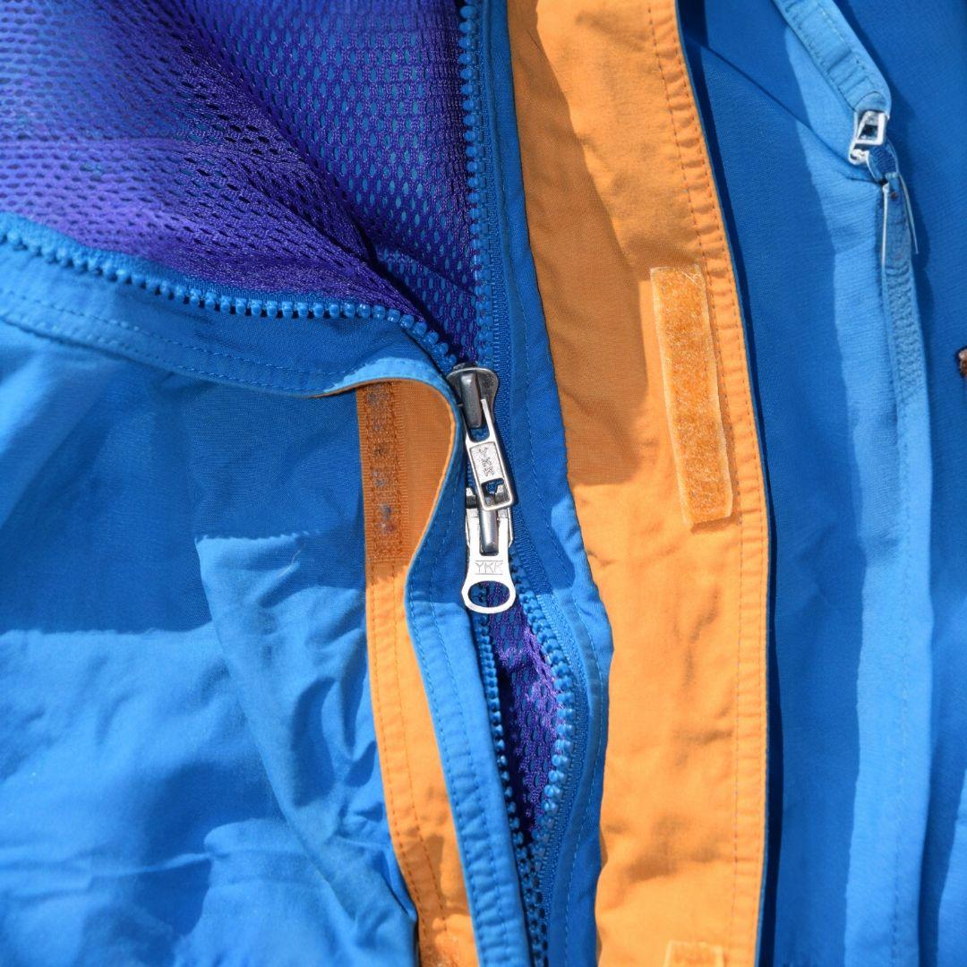 【希少・92年製】90s パタゴニア ガイドシェルジャケット ターコイズブルーM