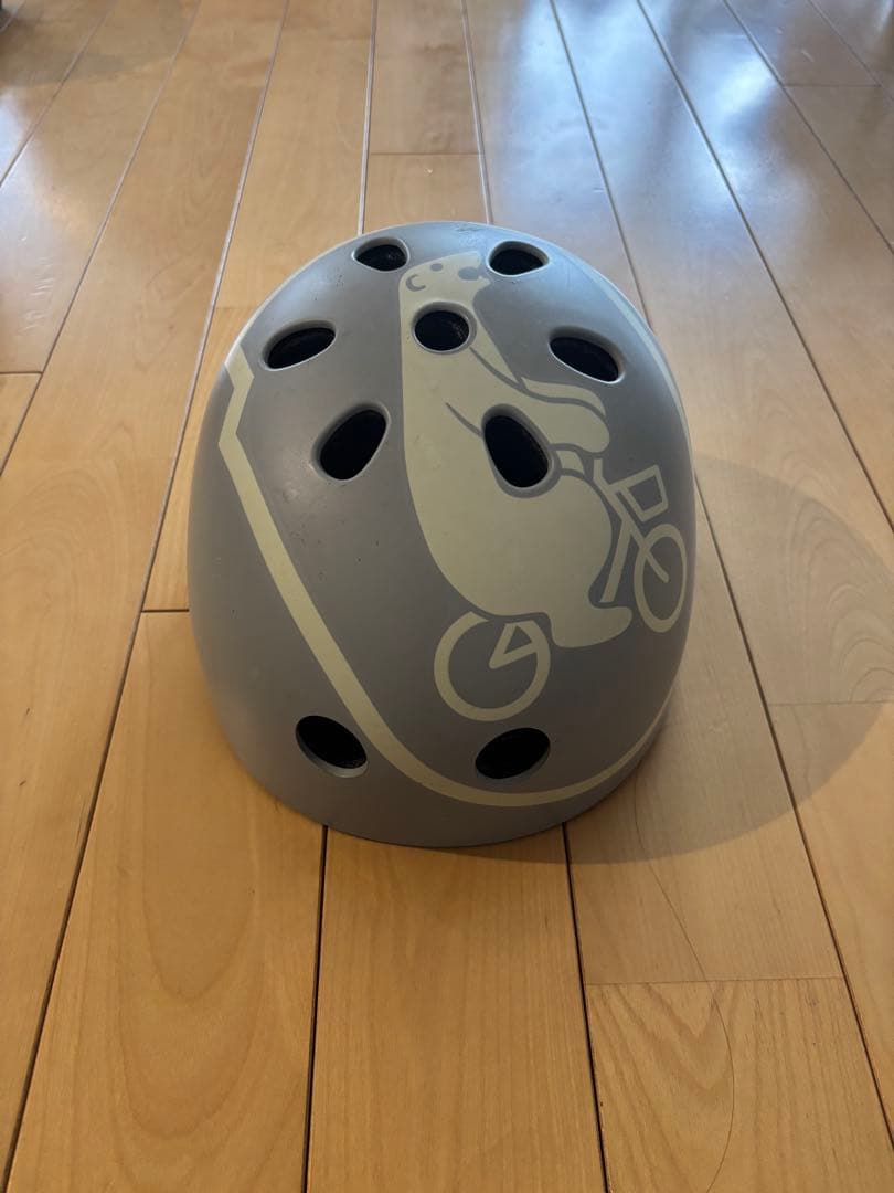 ビッケ bikke 子供用自転車 ブルーグレー 22インチ　ヘルメット付き