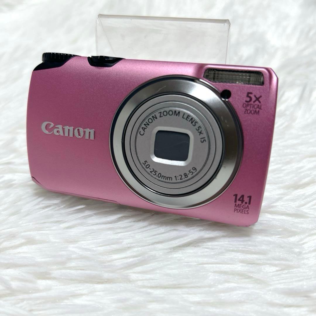 【美品】Canon PowerShot A3200 IS ピンク 動作確認済