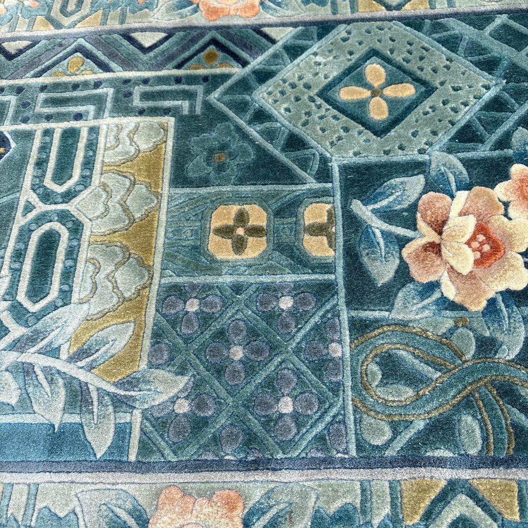 段通　玄関マット カーペット