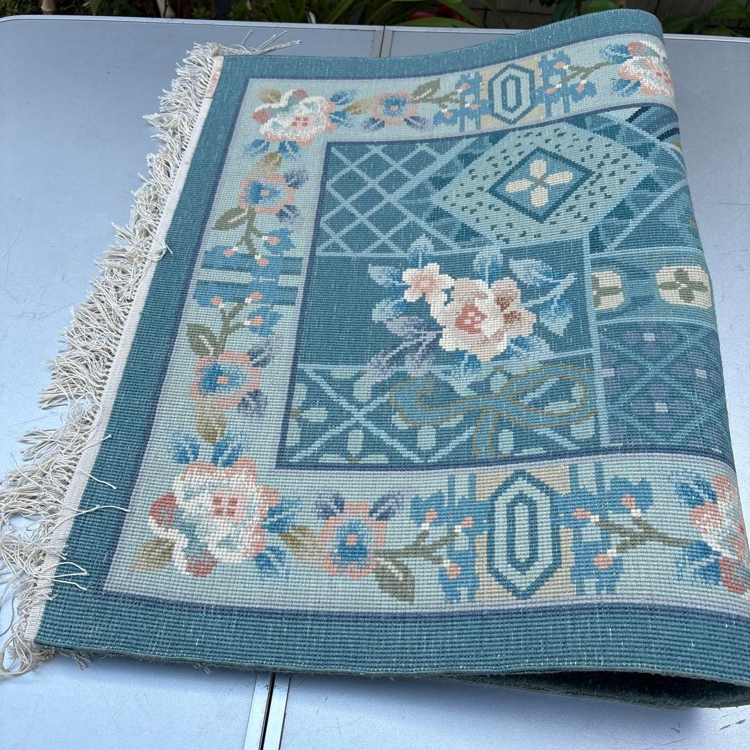 段通　玄関マット カーペット