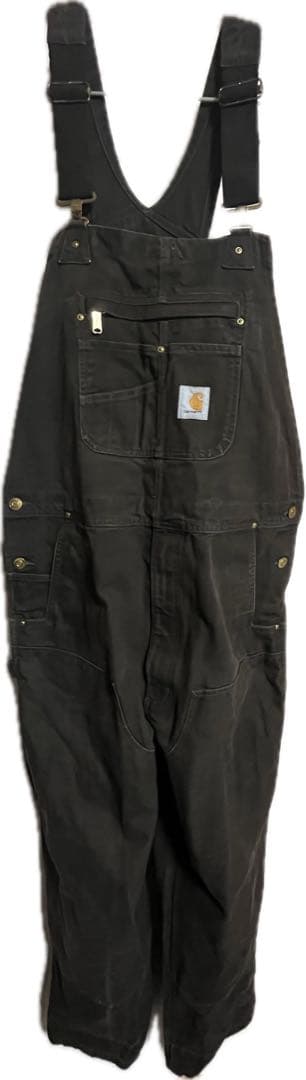 carhartt ダックオーバーオール　38×34 ブラウン WORKWEAR