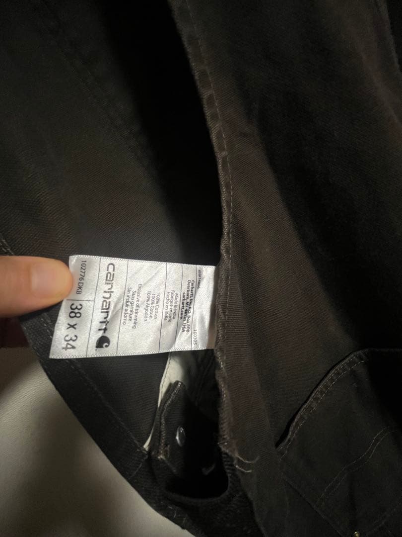 carhartt ダックオーバーオール　38×34 ブラウン WORKWEAR