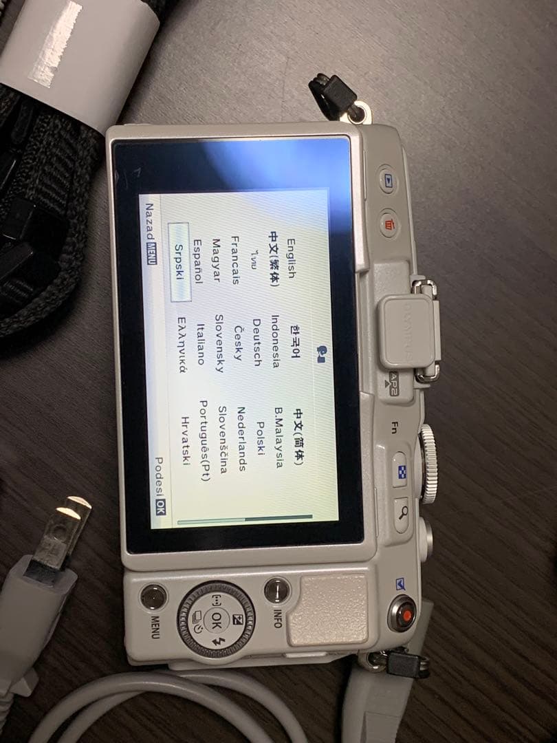 【極美品】OLYMPUS PEN Lite E-PL6 ホワイト 付属品多数