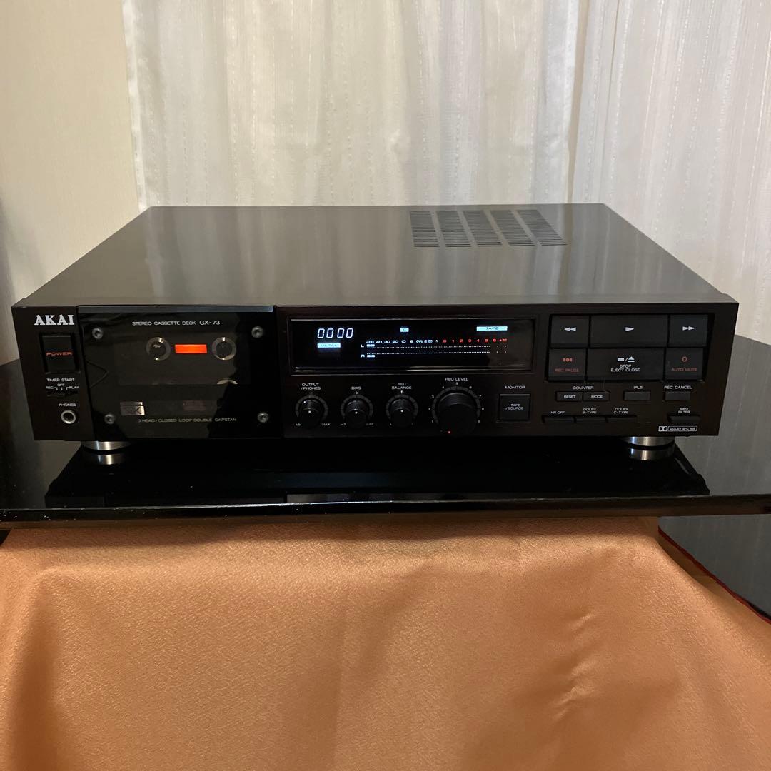 カセットデッキAKAI GX-73 整備済動作品