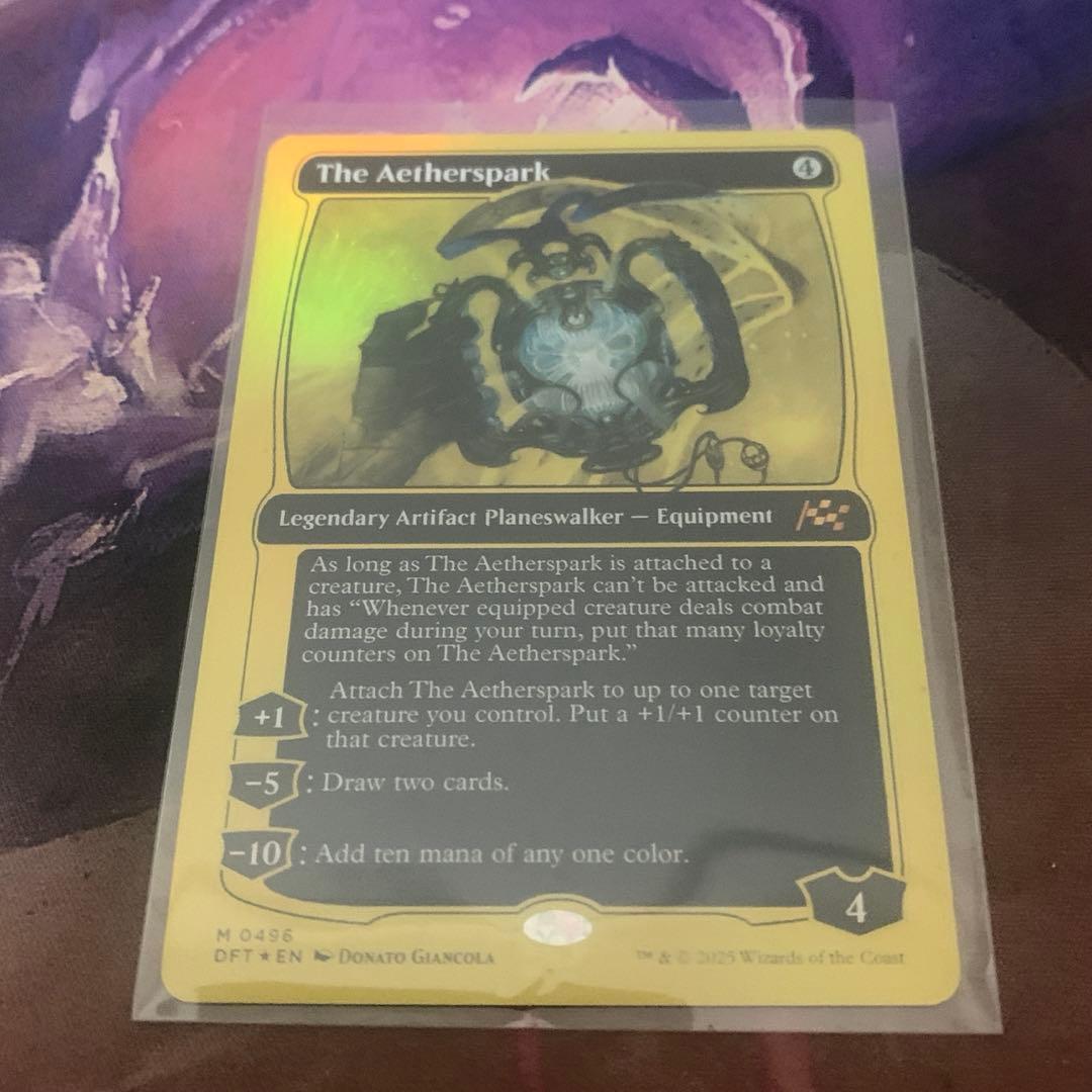 霊気灯　ファーストプレイスfoil 英語版　霊気走破 ボックストッパー