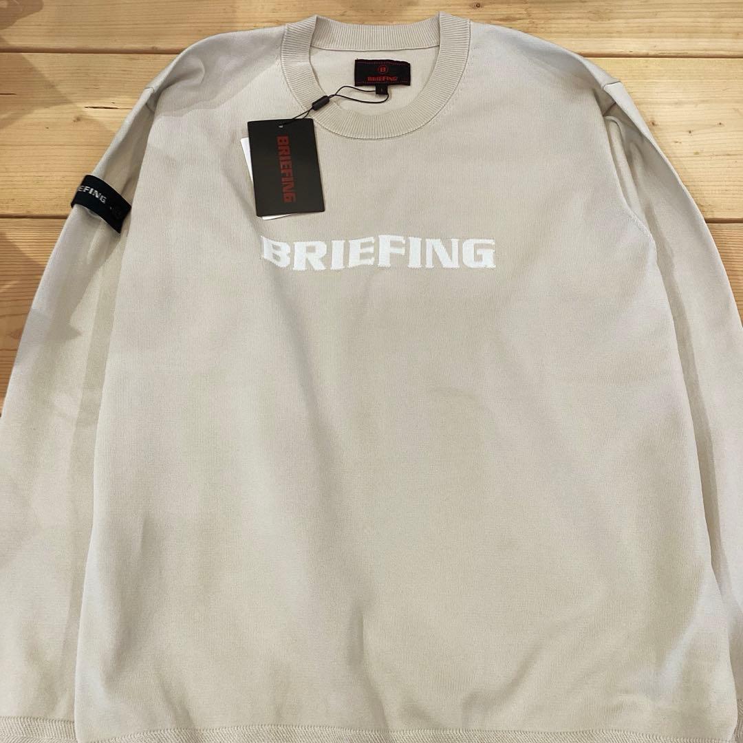 新品　BRIEFING MEN’S WR CREWNECK KNIT L